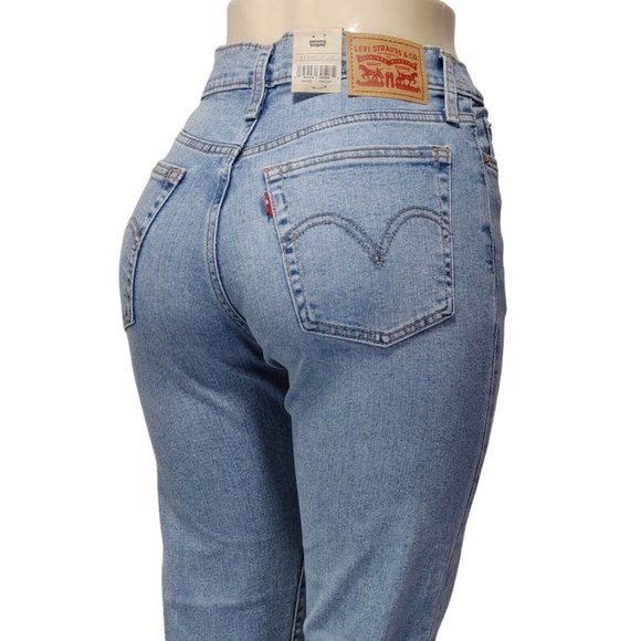 Levi's High Rise Wedgie Straight Jeans Women's Size 27 - Picture 3 of 14
